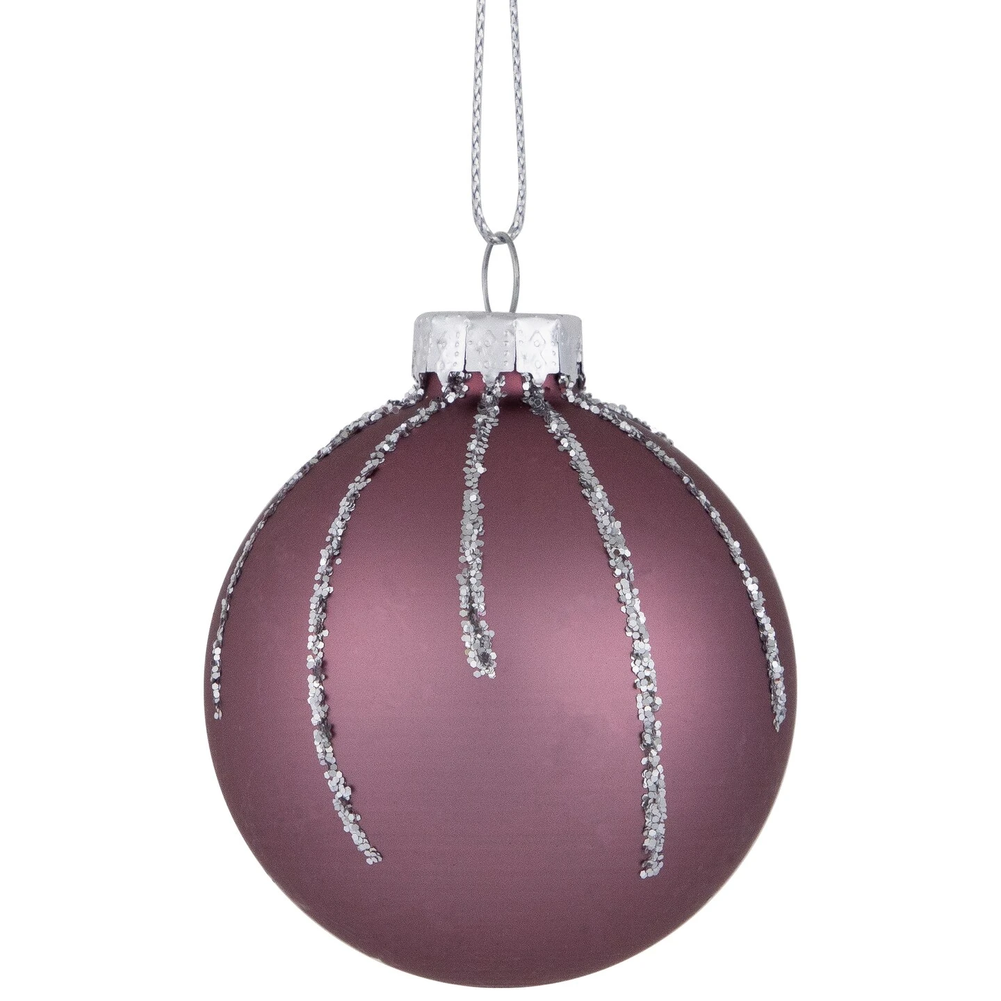 Northlight Shiny And Matte Christmas Glass Ball Ornaments - 2.25" (55mm) - Pink - 24ct 6 Northlight Shiny And Matte Christmas Glass Ball Ornaments - 2.25" (55mm) - Pink - 24ct - Image 4