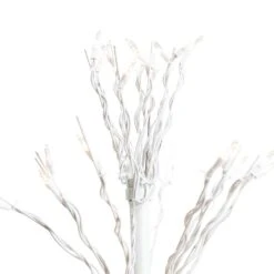 Northlight Pre-Lit Cascade Twig Tree Outdoor Christmas Decoration - 4' - Clear Lights White 16 Northlight Pre-Lit Cascade Twig Tree Outdoor Christmas Decoration - 4' - Clear Lights White -Northlight 2306057185157051856