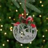 Northlight 2-D Glitter Reindeer Family Silhouette Christmas Ornament Disc - 4.5" - Silver 2 Northlight 2-D Glitter Reindeer Family Silhouette Christmas Ornament Disc - 4.5" - Silver -Northlight 2306069172326642896