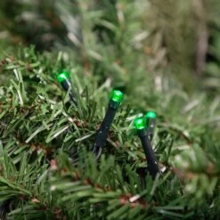 Northlight LED Wide Angle Christmas Lights - Green - 9.5' Green Wire - 20ct -Northlight 2306110857265210320