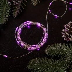 Northlight LED Micro Fairy Christmas Lights - Pink - 6ft Copper Wire - 20ct