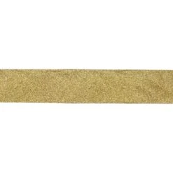 Northlight Shimmering Metallic Gold Christmas Wired Craft Ribbon 2.5" X 16 Yards