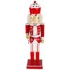 Northlight 14" Red And White Wooden Candy Cane King Christmas Nutcracker 1 Northlight 14" Red And White Wooden Candy Cane King Christmas Nutcracker -Northlight 2306206463886746272
