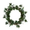 Northlight Pine Needle Wooden Stars Artificial Christmas Wreath - 12" - Unlit Green -Northlight 2306223300758332064