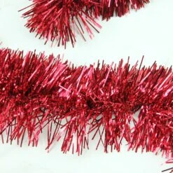 Northlight Commercial Christmas Foil Tinsel Garland - 50' X 4" - Red - Unlit 9 Northlight Commercial Christmas Foil Tinsel Garland - 50' X 4" - Red - Unlit -Northlight 2306223302623224480