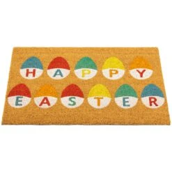 Northlight Natural Coir Happy Easter Egg Outdoor Doormat 18" X 30" Multi 12 Northlight Natural Coir Happy Easter Egg Outdoor Doormat 18" X 30" Multi -Northlight 2306256649617237472