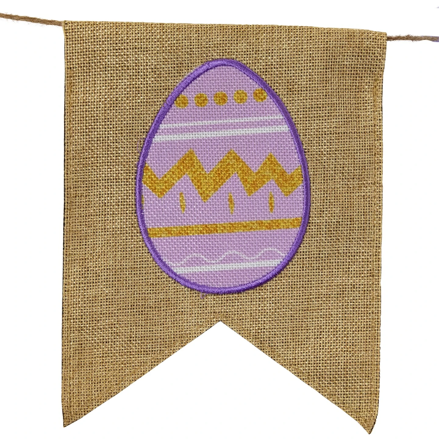 Northlight 80" Embroidered "Easter" Hanging Wall Banner Purple 8 Northlight 80" Embroidered "Easter" Hanging Wall Banner Purple - Image 6