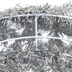 Northlight 36" Silver Tinsel Artificial Christmas Wreath, Unlit 16 Northlight 36" Silver Tinsel Artificial Christmas Wreath, Unlit -Northlight 2306280351355446064