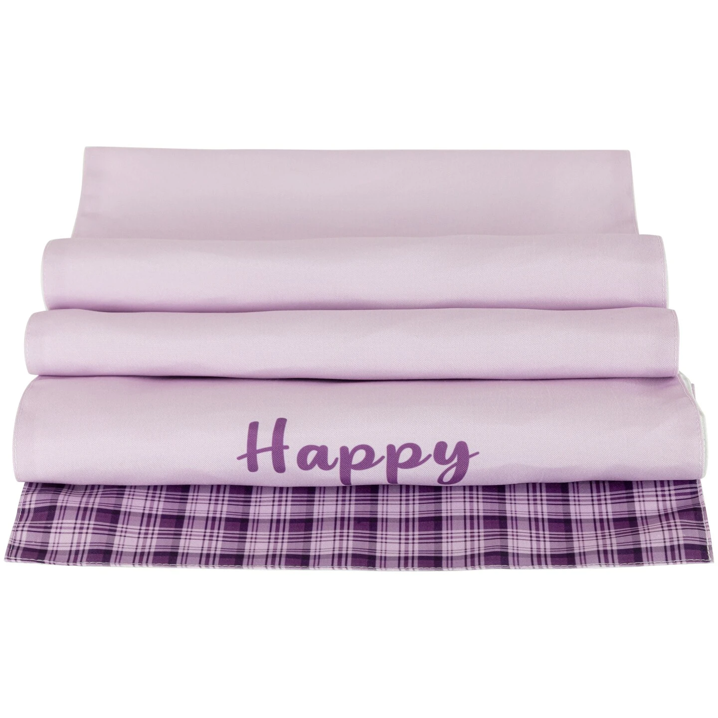 Northlight Happy Easter Plaid Table Runner - 72" - Purple 6 Northlight Happy Easter Plaid Table Runner - 72" - Purple - Image 4