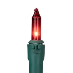 Northlight Mini Incandescent Christmas Lights -Red And Clear - 20.25' Green Wire - 100ct 14 Northlight Mini Incandescent Christmas Lights -Red And Clear - 20.25' Green Wire - 100ct -Northlight 2306287895805339664