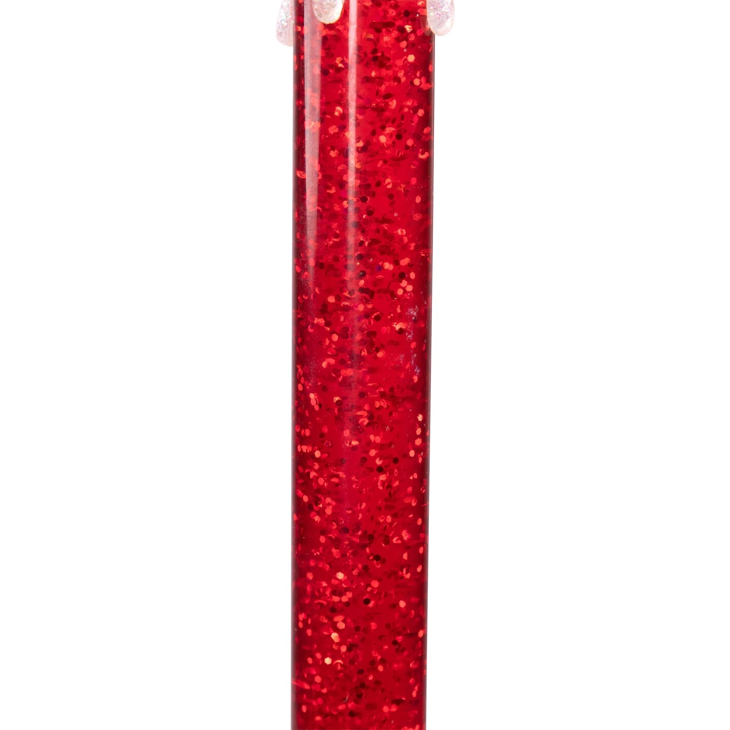 Northlight Glittered LED Flameless Christmas Candle - 9.25" - Red 9 Northlight Glittered LED Flameless Christmas Candle - 9.25" - Red - Image 7