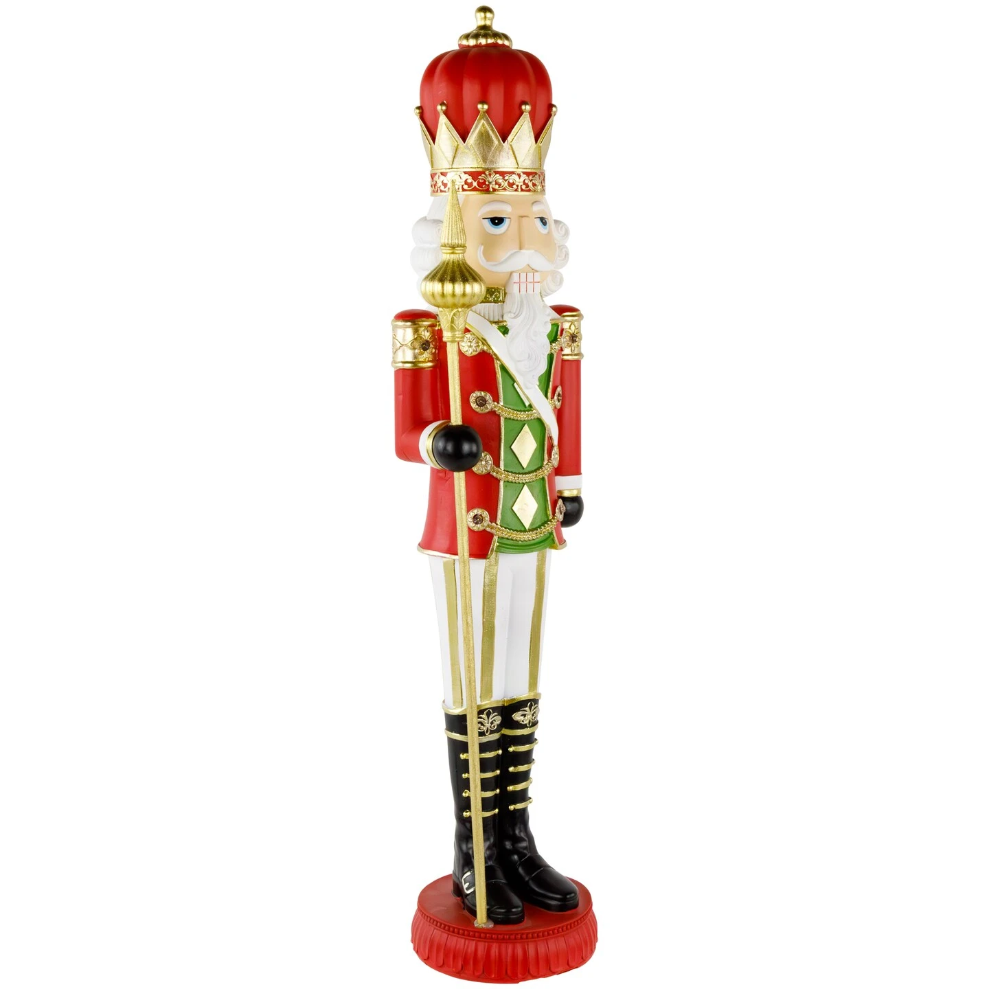 Northlight 22" Red And Gold Christmas Nutcracker With Scepter 7 Northlight 22" Red And Gold Christmas Nutcracker With Scepter - Image 5