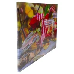 Northlight LED Lighted Fall Candle And Berries Canvas Wall Art 23.5" X 15.75" Brown 12 Northlight LED Lighted Fall Candle And Berries Canvas Wall Art 23.5" X 15.75" Brown -Northlight 2306315553810760928