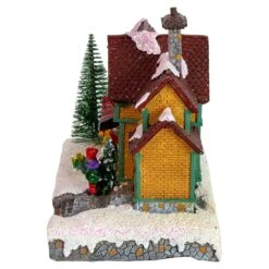 Northlight LED Lighted Candy Shoppe Christmas Village Decoration - 6.75" Beige -Northlight 2306315554170946784