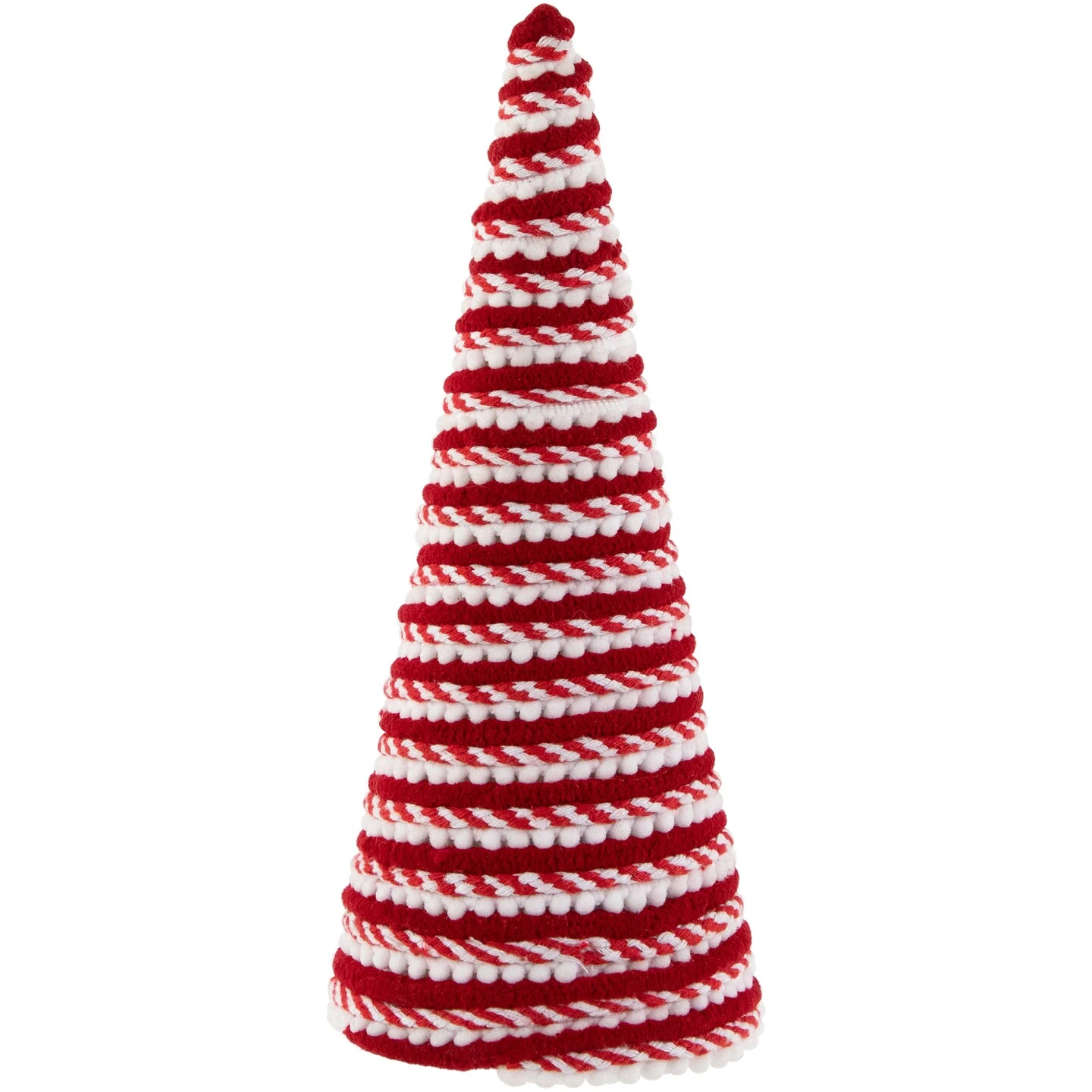 Northlight Candy Cane Swirled Christmas Cone Tree - 10.5" - Red And White 7 Northlight Candy Cane Swirled Christmas Cone Tree - 10.5" - Red And White - Image 5