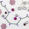 Northlight LED G12 Berry Faceted Christmas Lights - Purple - 15.9' Green Wire - 50ct -Northlight 2306322743571920080