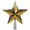 Northlight 8.5" Lighted Gold And White Star Cut-Out Design Christmas Tree Topper - Clear Lights 2 Northlight 8.5" Lighted Gold And White Star Cut-Out Design Christmas Tree Topper - Clear Lights -Northlight 2306343817456247456