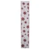 Northlight Club Pack Of 12 White And Red Snowflakes Burlap Wired Christmas Craft Ribbon Spools - 2.5" X 12 Yards -Northlight 2306343817926009504