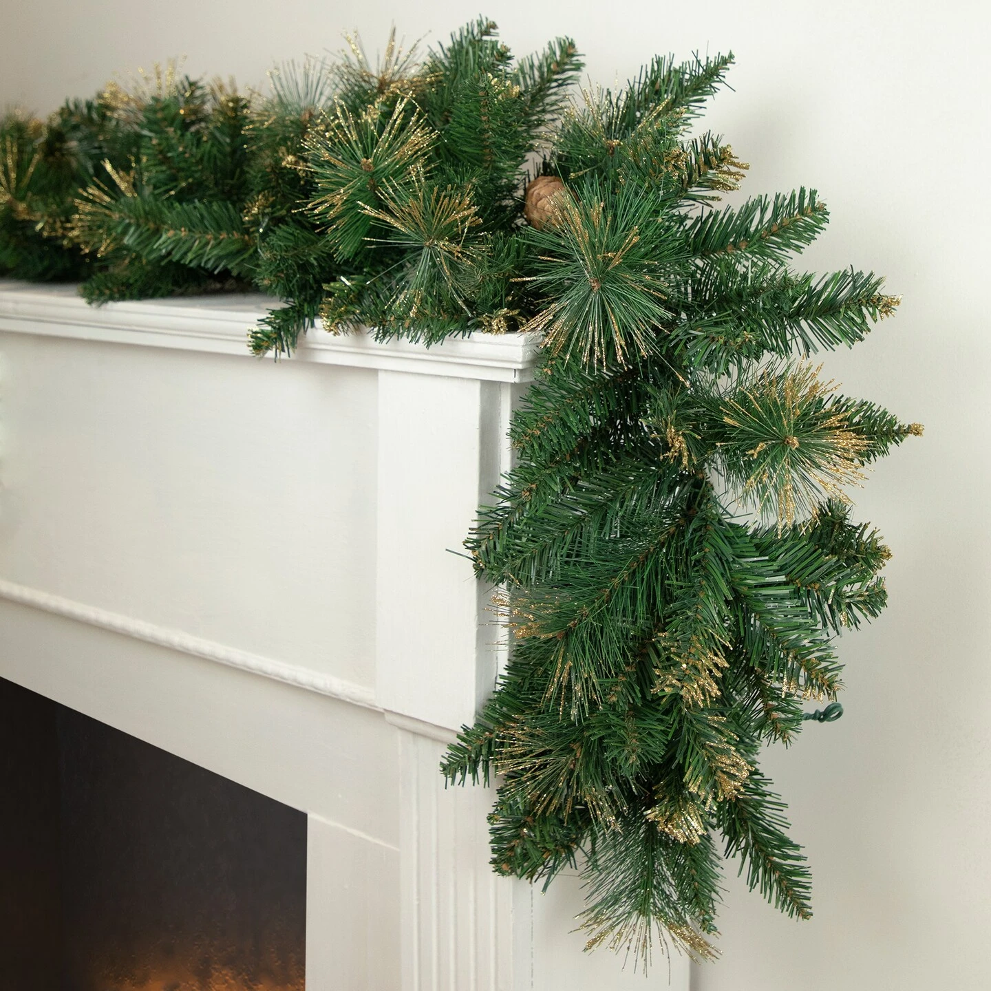 Northlight 9' X 10" Yorkshire Pine Artificial Christmas Garland - Unlit Green 5 Northlight 9' X 10" Yorkshire Pine Artificial Christmas Garland - Unlit Green - Image 3