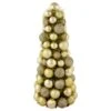 Northlight 3-Finish Shatterproof Ball Christmas Tree With Tinsel - 15.75" - Gold 2 Northlight 3-Finish Shatterproof Ball Christmas Tree With Tinsel - 15.75" - Gold -Northlight 2306343817985254048