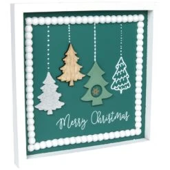 Northlight Merry Christmas Trees Framed Wall Art- 9.5" X 9.5" White 13 Northlight Merry Christmas Trees Framed Wall Art- 9.5" X 9.5" White -Northlight 2306353593638534992