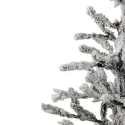 Northlight 36" Green Flocked Alpine Coral Artificial Christmas Tree - Unlit White 12 Northlight 36" Green Flocked Alpine Coral Artificial Christmas Tree - Unlit White -Northlight 2306357946173441248