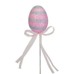 Northlight Set Of 6 Colorful Speckled And Glittered Easter Egg Picks, 14.5" Pink 14 Northlight Set Of 6 Colorful Speckled And Glittered Easter Egg Picks, 14.5" Pink -Northlight 2306357947162248416