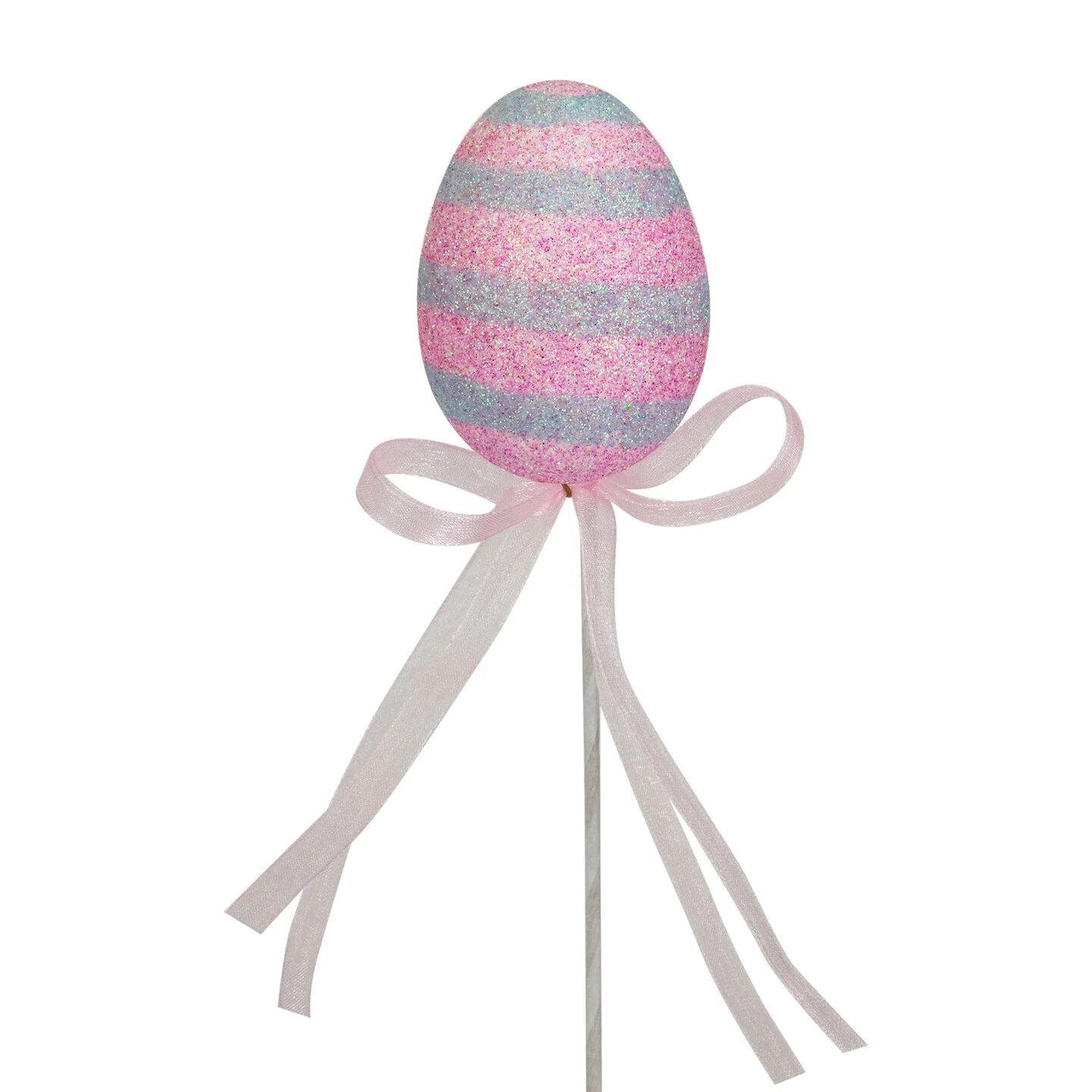 Northlight Set Of 6 Colorful Speckled And Glittered Easter Egg Picks, 14.5" Pink 7 Northlight Set Of 6 Colorful Speckled And Glittered Easter Egg Picks, 14.5" Pink - Image 5