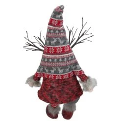 Northlight LED Christmas Gnome With Antlers And Dangling Legs - 30" - Gray And Red 14 Northlight LED Christmas Gnome With Antlers And Dangling Legs - 30" - Gray And Red -Northlight 2306357947472626912