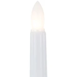 Northlight Single Light Window Candles With Remote And Timer - 10" - White - Set Of 6 -Northlight 2306357947585676512