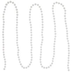 Northlight Commercial Beaded Christmas Garland - 33' X .25" - Iridescent - Unlit Clear -Northlight 2306367283009570016