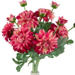 Northlight Real Touch™ Pink Dahlia Artificial Floral Sprays, Set Of 6 - 23" -Northlight 2306367283301074144