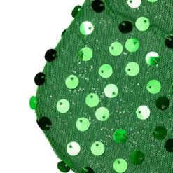 Northlight 20" Shiny Metallic Green Sequined Christmas Stocking With Velveteen Cuff -Northlight 2306367284453459168