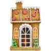 Northlight LED Lighted Peppermint Gingerbread House Christmas Decoration - 14" Brown 2 Northlight LED Lighted Peppermint Gingerbread House Christmas Decoration - 14" Brown -Northlight 2306377113695448416