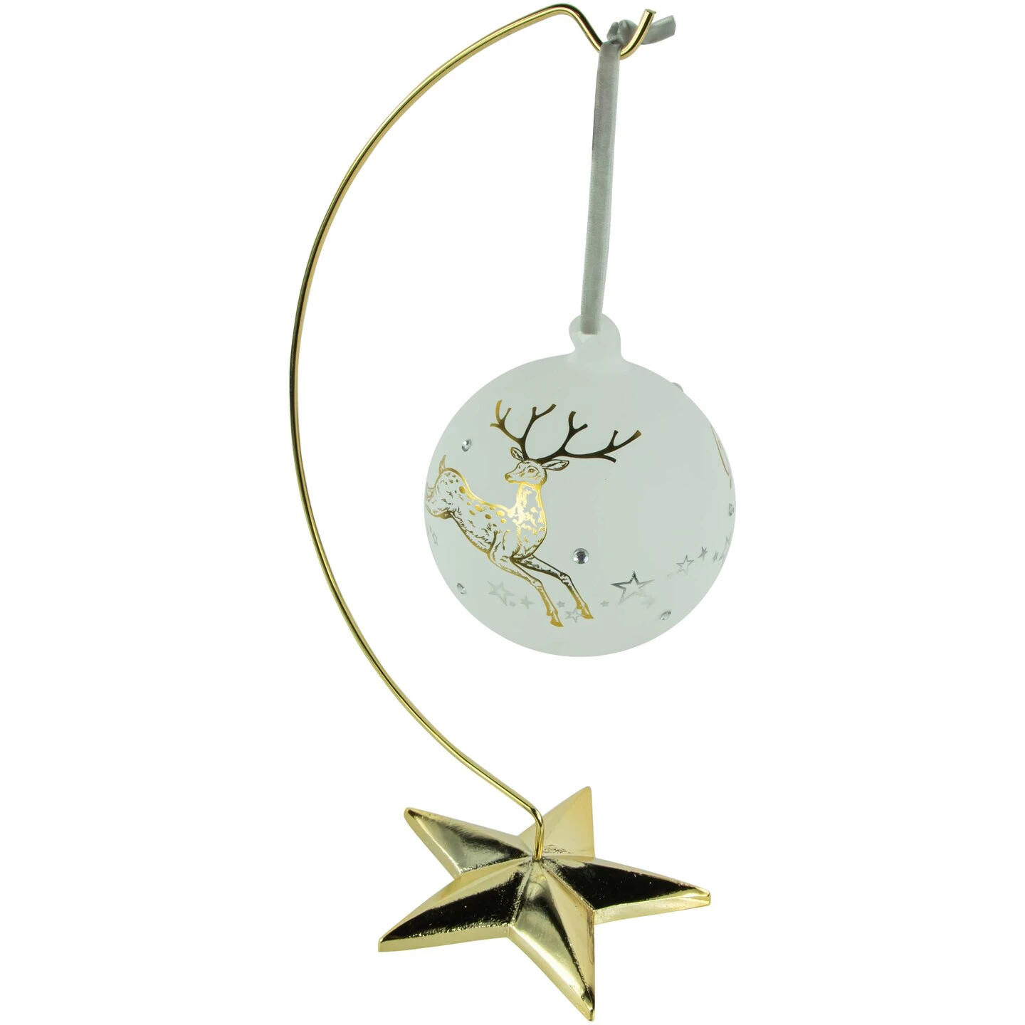 Northlight Star Ornament Holder Christmas Display Stand - 12.5" - Gold 6 Northlight Star Ornament Holder Christmas Display Stand - 12.5" - Gold - Image 4