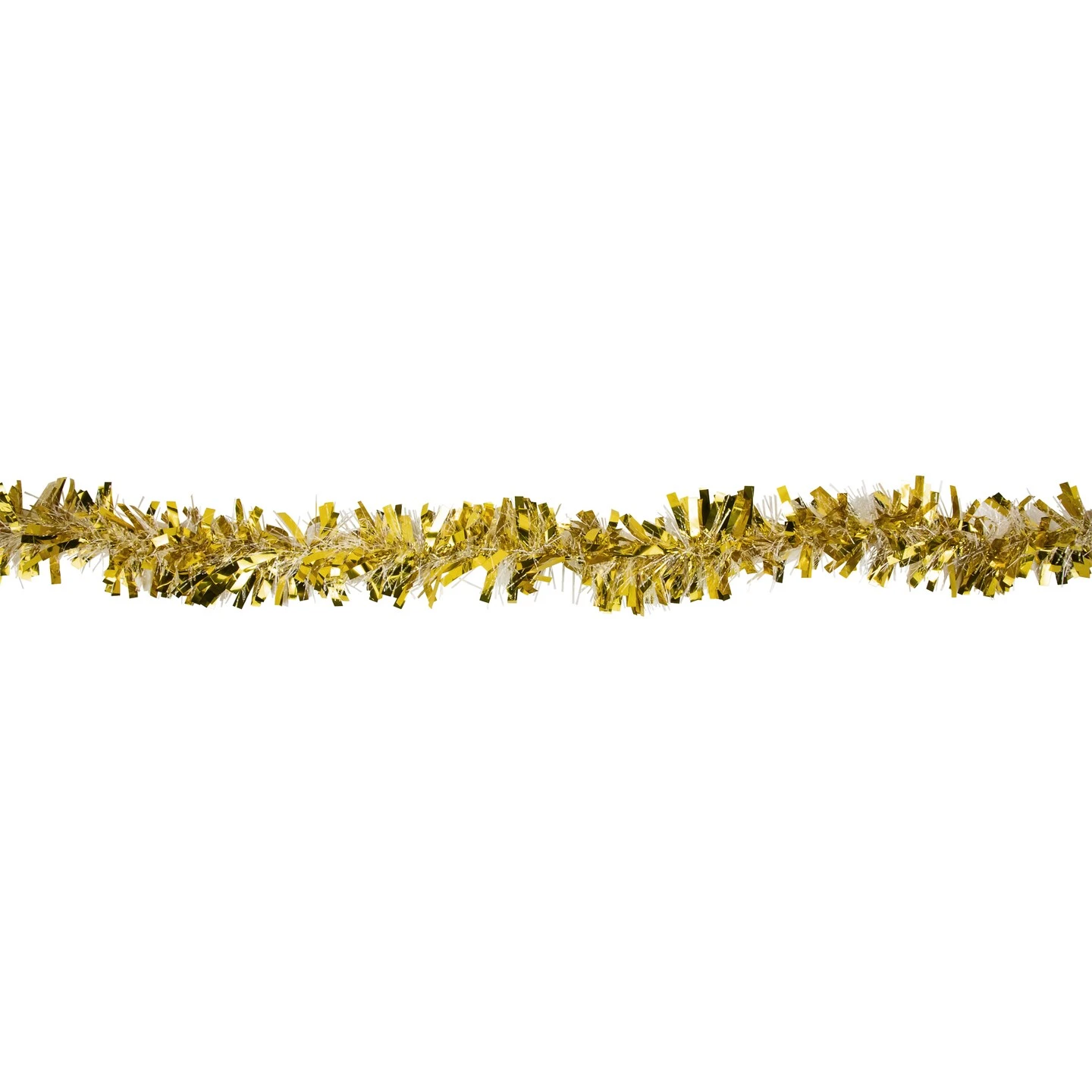 Northlight Snow Blush Wide Cut Tinsel Commercial Christmas Garland - 50' X 3" - Gold - Unlit 7 Northlight Snow Blush Wide Cut Tinsel Commercial Christmas Garland - 50' X 3" - Gold - Unlit - Image 5