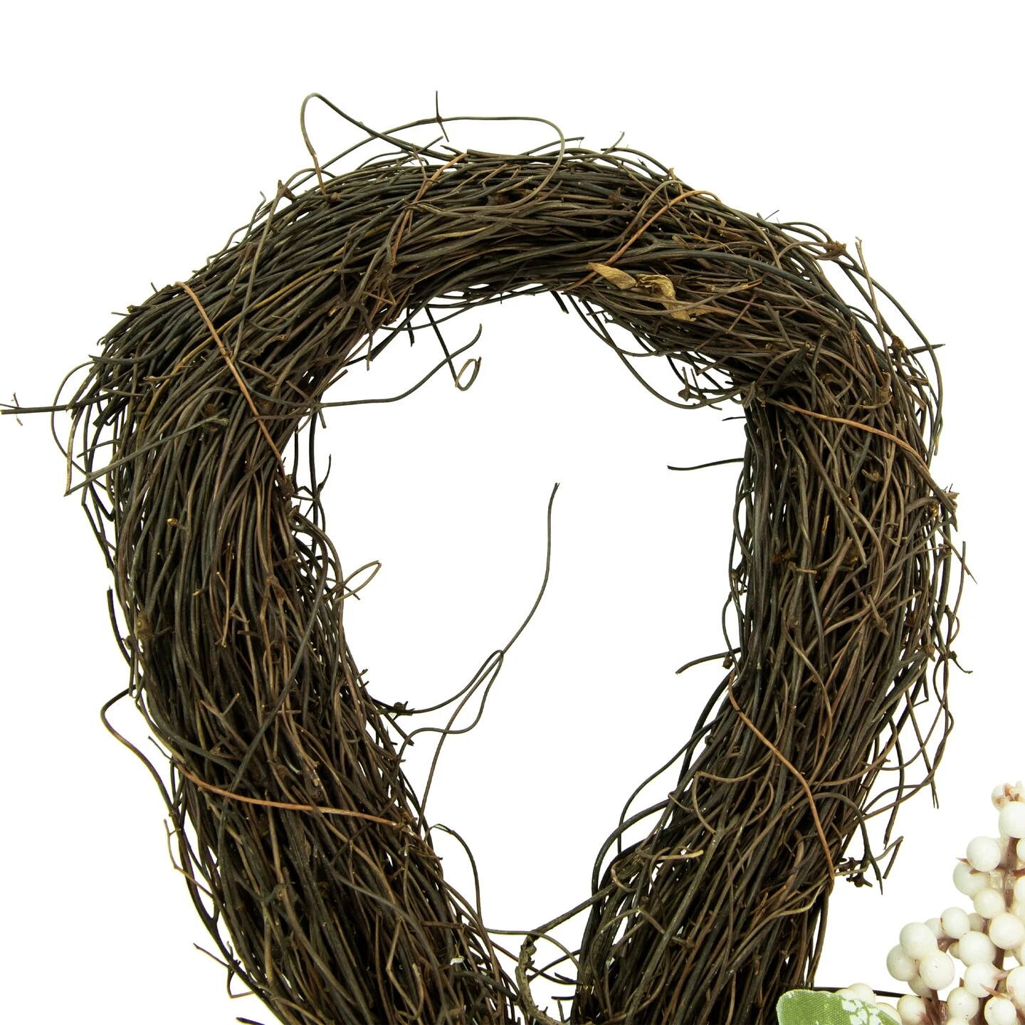 Northlight 24" Pumpkins And Berries Artificial Fall Harvest Twig Teardrop Swag Brown 7 Northlight 24" Pumpkins And Berries Artificial Fall Harvest Twig Teardrop Swag Brown - Image 5