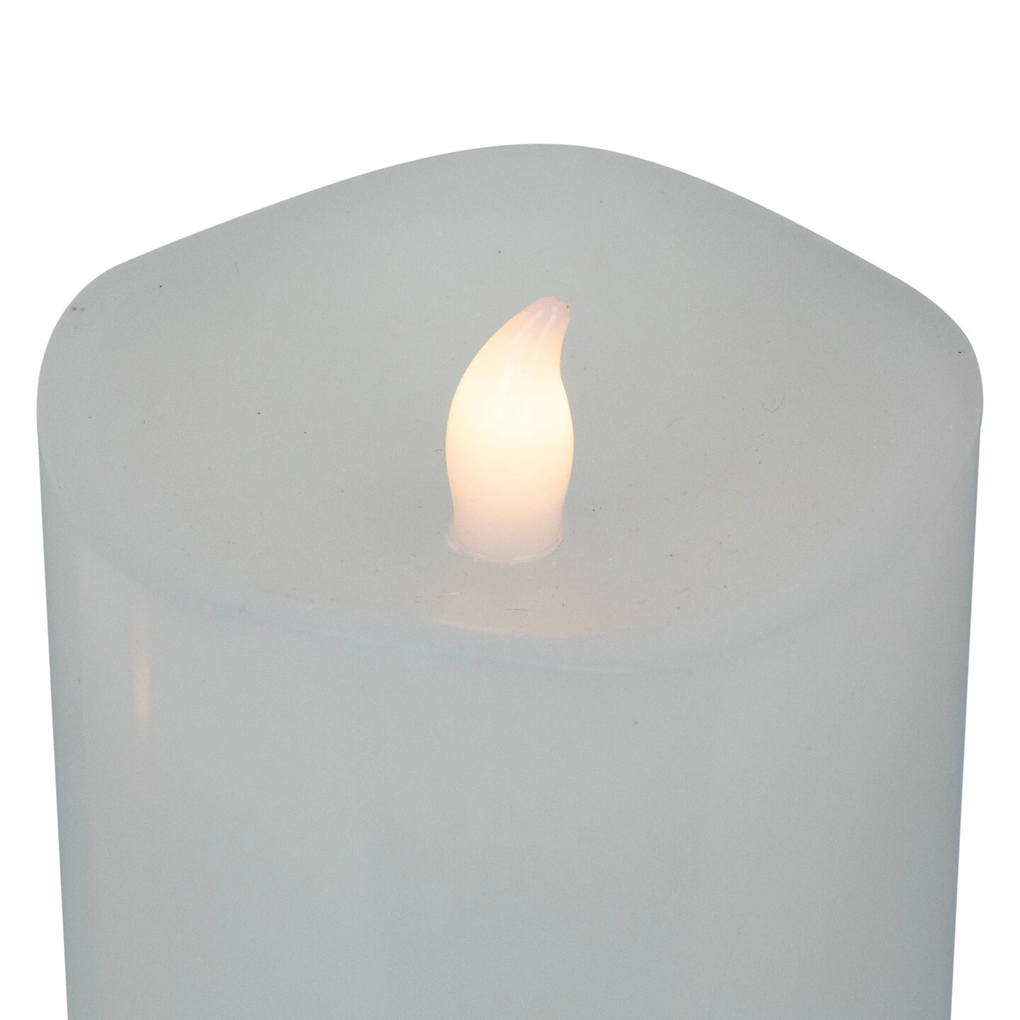 Northlight LED Flickering Flameless Wax Pillar Candles - 8" - White - Set Of 3 9 Northlight LED Flickering Flameless Wax Pillar Candles - 8" - White - Set Of 3 - Image 7