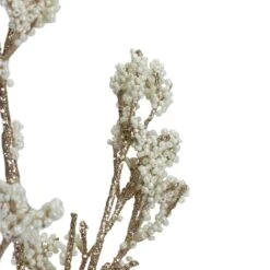 Northlight 30" Artificial White And Champagne Gold Beaded Twig Christmas Spray 14 Northlight 30" Artificial White And Champagne Gold Beaded Twig Christmas Spray -Northlight 2306386830792148192