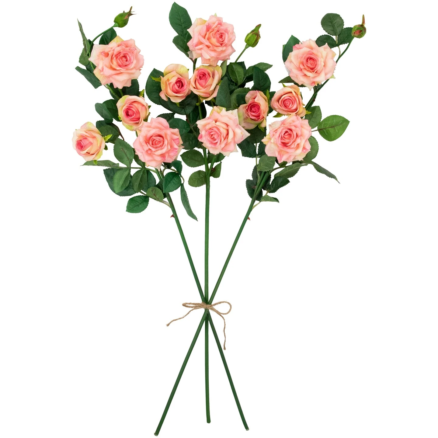 Northlight Real Touch™ Light Pink Artificial Rose Floral Sprays, Set Of 6 - 35" 8 Northlight Real Touch™ Light Pink Artificial Rose Floral Sprays, Set Of 6 - 35" - Image 6
