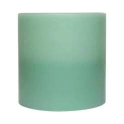 Northlight 6" Sage Green Battery Operated Flameless LED 3-Wick Flickering Wax Pillar Candle -Northlight 24212598517712