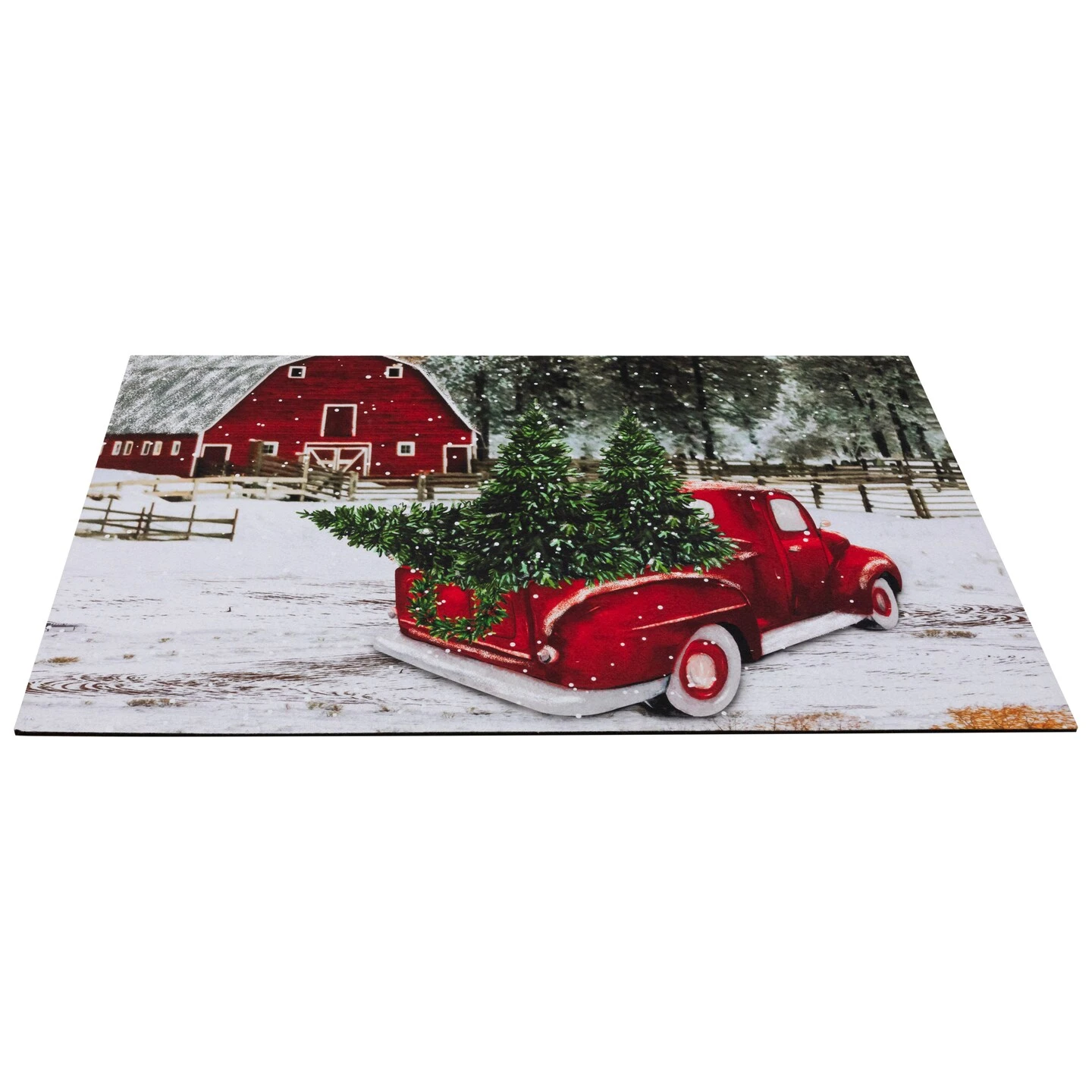 Northlight Vintage Pickup Truck Christmas Outdoor Doormat - 17.75" X 29.5" Multi 7 Northlight Vintage Pickup Truck Christmas Outdoor Doormat - 17.75" X 29.5" Multi - Image 5