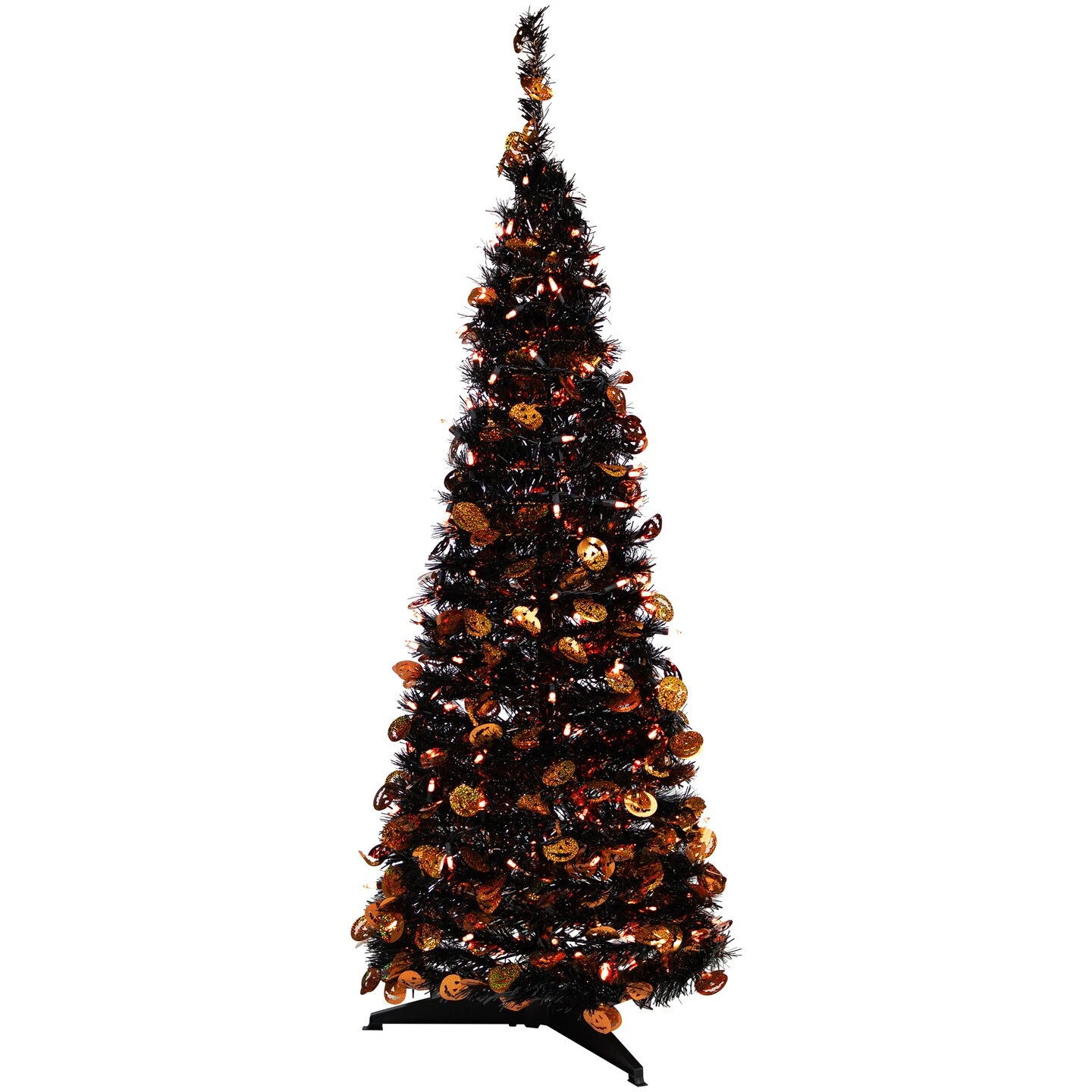 Northlight Pre-Lit Pop Up Artificial Jack O' Lantern Halloween Tree - 4' - Orange Lights 5 Northlight Pre-Lit Pop Up Artificial Jack O' Lantern Halloween Tree - 4' - Orange Lights - Image 3