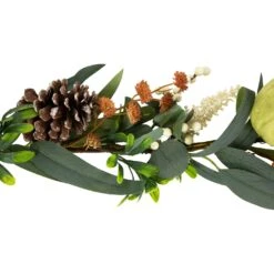 Northlight 5' X 6" Green Gourds And Foliage Artificial Fall Harvest Garland - Unlit -Northlight 253661190667232