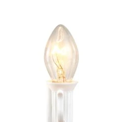 Northlight C7 Christmas String Lights - Clear - 24' White Wire - 25ct 13 Northlight C7 Christmas String Lights - Clear - 24' White Wire - 25ct -Northlight 26229634313232