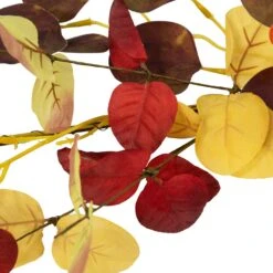 Northlight 5' X 8" Berries And Leaves Artificial Fall Harvest Garland, Unlit Red -Northlight 26229820458512