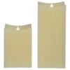 Northlight LED Flickering Flameless Wax Rectangular Candles - 8" - Cream - Set Of 2 Ivory