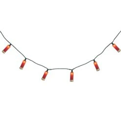 Northlight Shotgun Shells Patio Light Set - Red And Gold - 6' Green Wire - 10ct 13 Northlight Shotgun Shells Patio Light Set - Red And Gold - 6' Green Wire - 10ct -Northlight 264752967592080