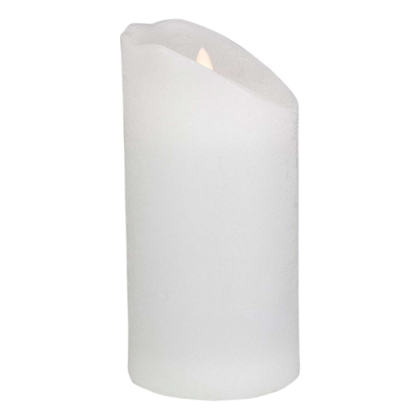 Northlight LED Flameless Pillar Christmas Candle - 6" - White 8 Northlight LED Flameless Pillar Christmas Candle - 6" - White - Image 6