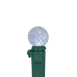 Northlight LED G12 Berry Christmas Lights - Red, Green And White -15.9' Green Wire - 50ct -Northlight 267847179037648